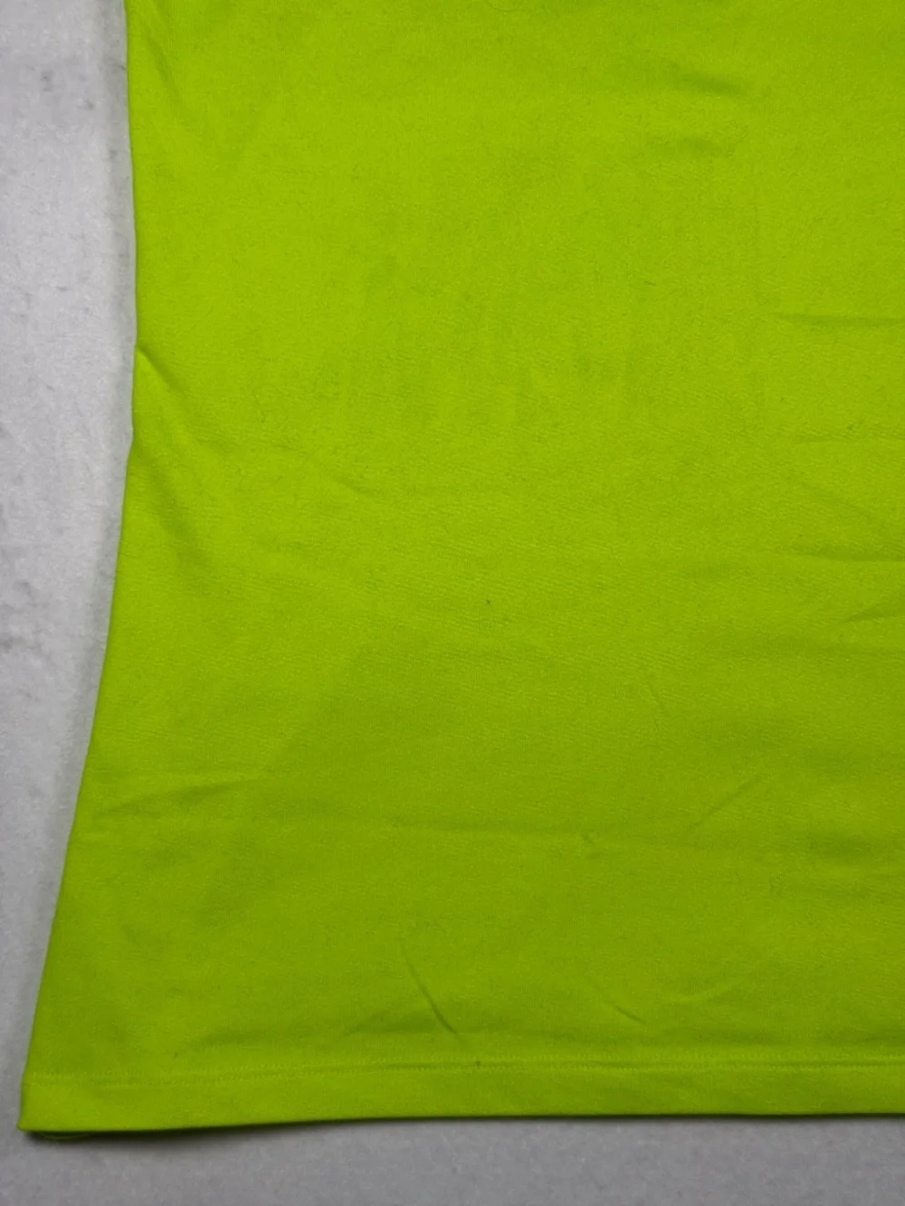 Nike Dri Fit Women's Neon Yellow Solid Razorback Tank Top Size Medium EUC
